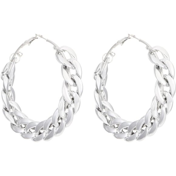 Jewelry - Minimalist Chunky Huggie Hoop Earrings - Perfect for Workdays & Celebrations